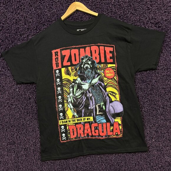 Rob Zombie Dragula Comic Book Groove Metal Band T-Shirt L - Picture 3 of 4
